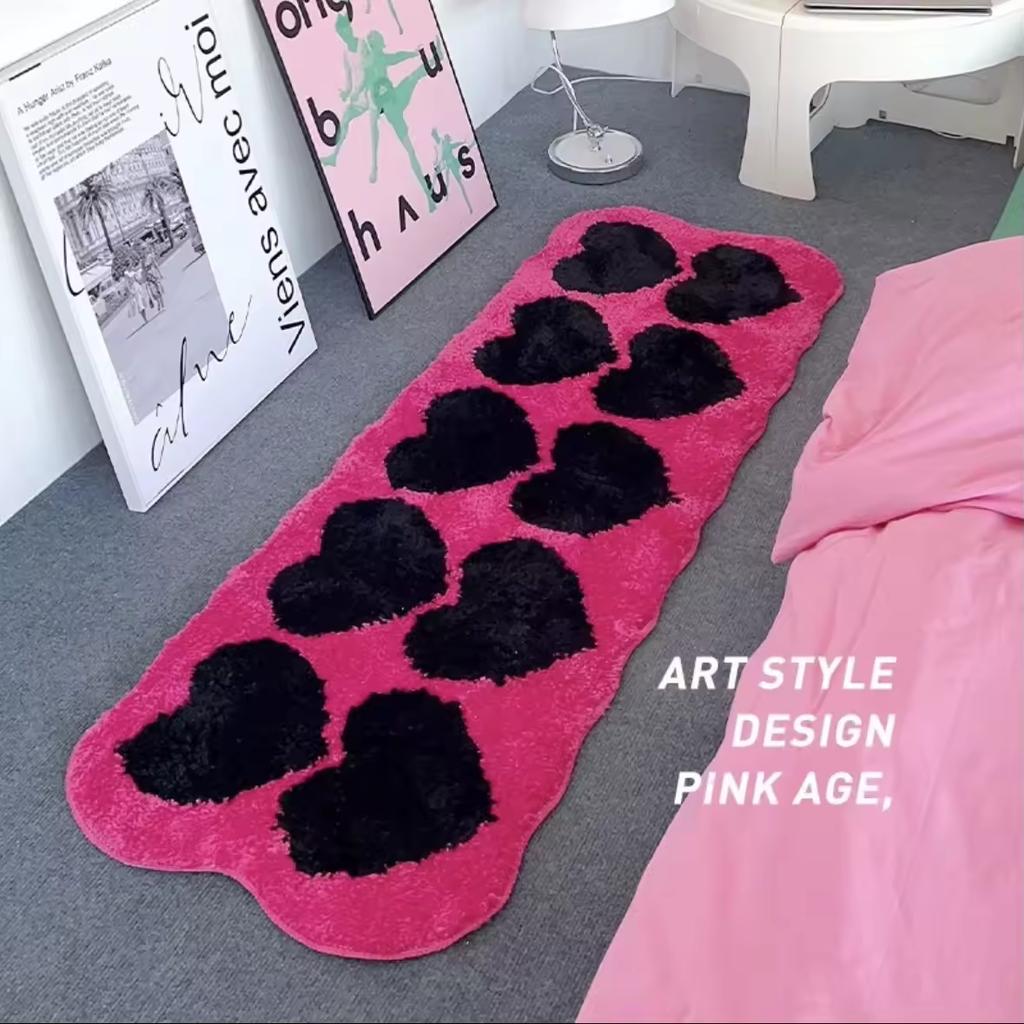 Ins Cute Cartoon Kitchen Bathroom Living Room Bedroom Bedside Non-slip Washable Rug Foot Mat Carpet Cushions Home Decor