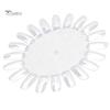 Puntos Nail Art 20 Colors Acrylic False Tip Practice Round Wheel Mould DIY Display Tool