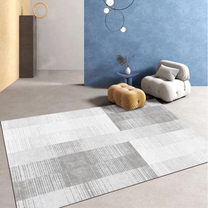 Nordic Light Luxury Imitation Cashmere Living Room Carpet | Non-Slip Floor Mat