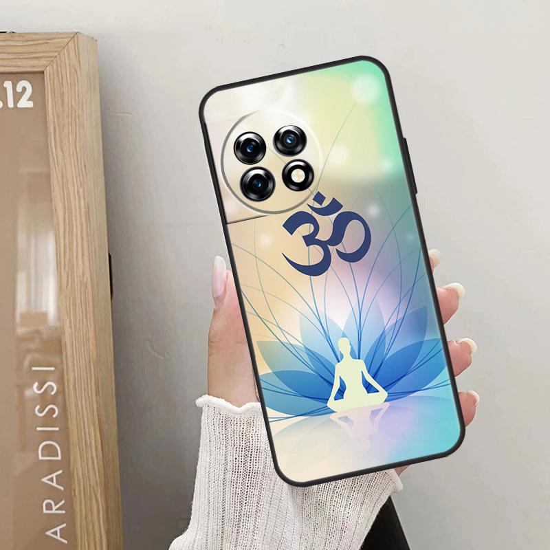 Aum Om Yoga Symbol Fitness Gym Case For OnePlus Nord 5 CE 3 4 Lite N20 N30 OnePlus 13T 13R 12R 10T 10R 10 11 12 13 15 Cover