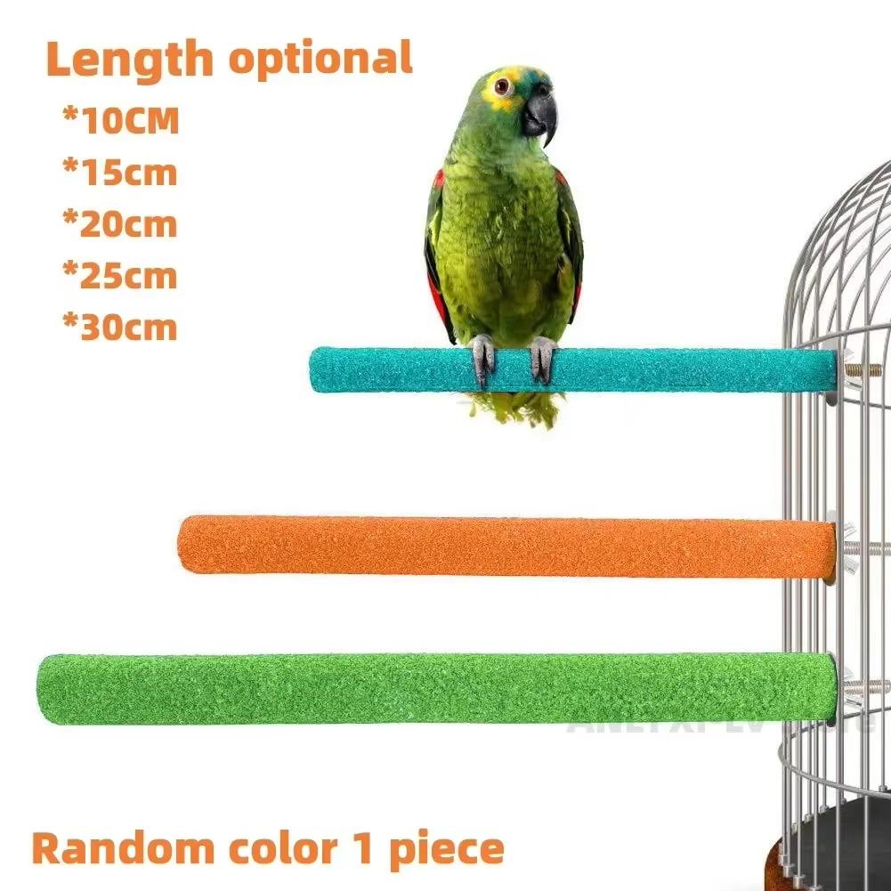 Bird Claw Beaks Grinding Bar Standing Stick Parrot Station Pole Bird Funny Supplies Parrot Grinding Stand Claws Cage Accessories