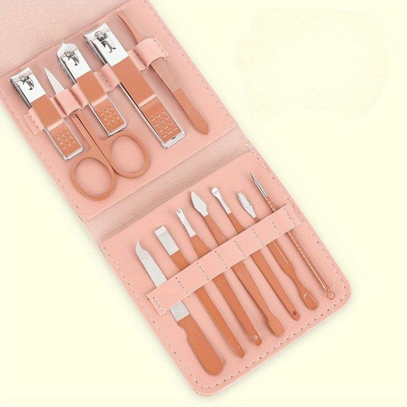12pcs Nail Clipper Set Convenient Beauty Tool Clipper Manicure Nail Trimmer Pedicure Knife Ear Peeling Knife Nail Manicure