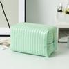 PU Waterproof Makeup Bag Travel Toiletry Bag Macaron Color Small Cosmetic Bag Travel Cosmetic Organizer Zipper Coin Purse Wallet