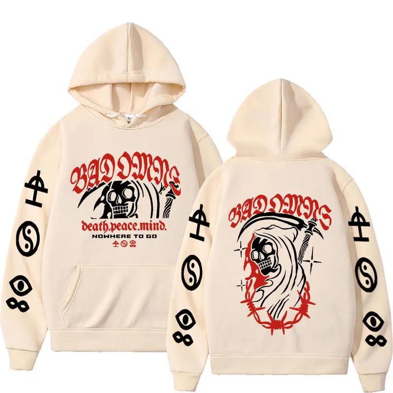 Bad Omens Rock Band Music Tour Print Hoodie Autumn Sweatshirt Men Womnen Fashion Brand Design Pullover Men's Fleece Hoodies