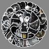 50PCS Dark Gothic Style Creative Stickers for Journal, DIY Phone Case, Tablet, Laptop