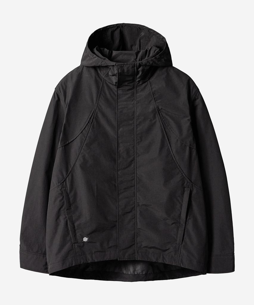 Kalapatthar Nylon Rib Flash Line Jacket - Black