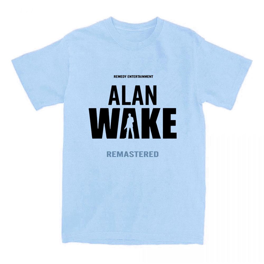 Alan Wake 2 Koszulka z nadrukiem Koszulki bawełniane z krótkim rękawem Streetwear Unisex Luźny codzienny T-shirt z okrągłym dekoltem Góra