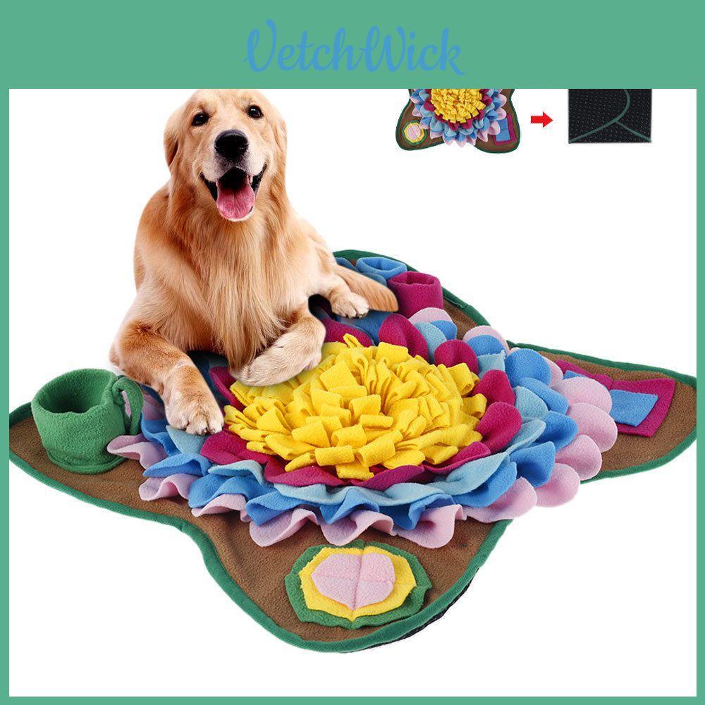 Pet Dog Snuffle Mat Foraging Puzzle Feeder Toy Interactive Nose Training Pad