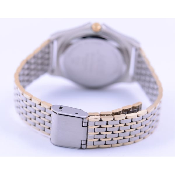 J-AXIS Men's NAG52-T (Easy-to-See Quartz Men's Sun Flame) Round Watch Silver Alloy Analog