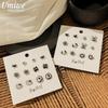Umiwe earrings set surgical stainless steel ladies Popularity Compatible with metal allergies Fashionable cute small South Korea woman accessories