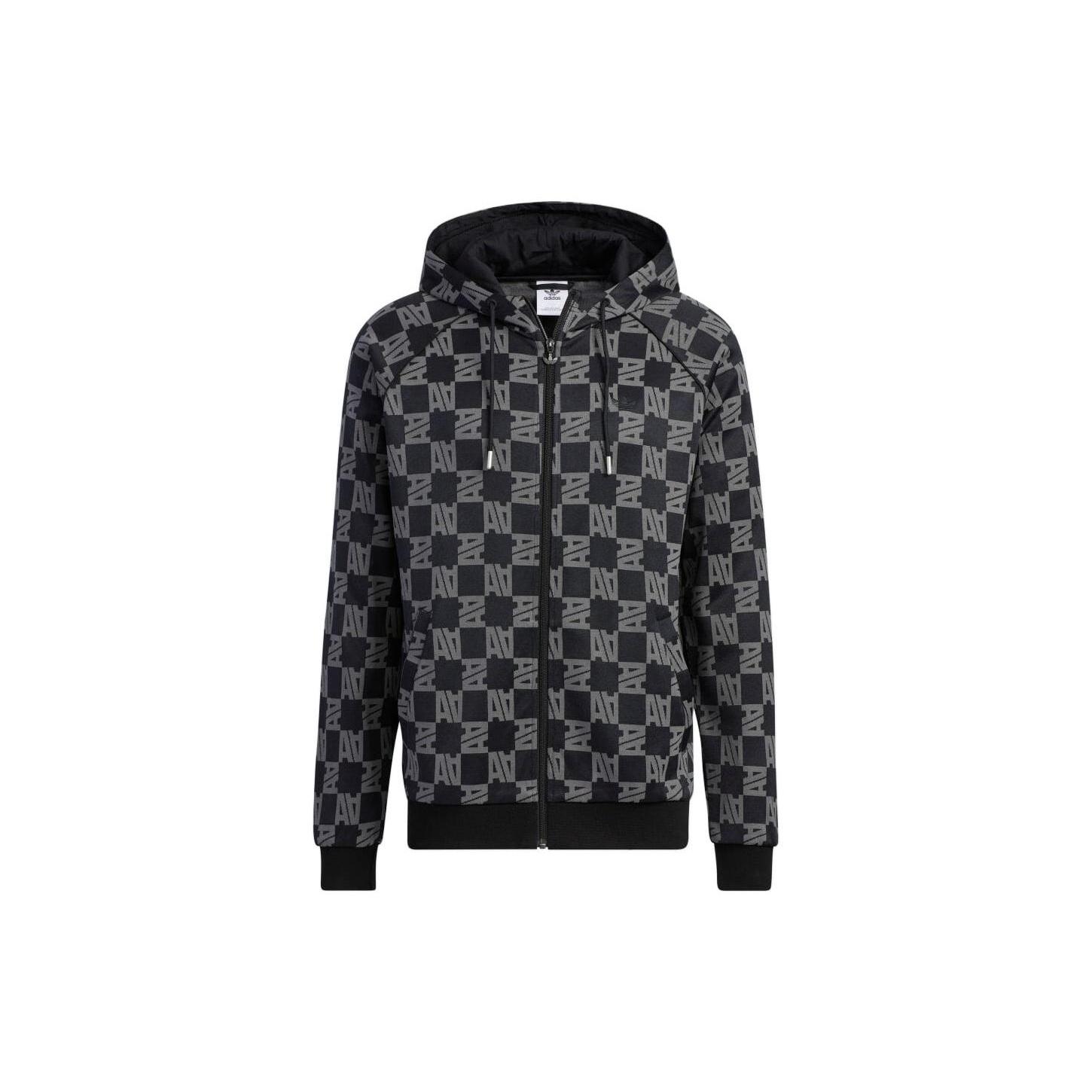 adidas Monogram Jacket Black White Unisex HR3435 S