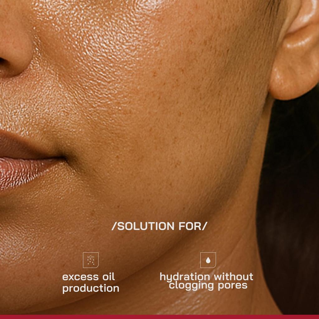 /PHD/ 3% Niacinamide Oil-Free Gel Moisturizer For Oily Skin, Lightweight Daily Face Hydration With Oil Control 50 g