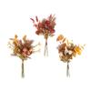 Fall Artificial Flowers Fall Decoration Silk Maple Leaves Rose Plant Autumn Thanksgiving Garden Decor Flower Arrangement