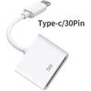 Nejnovější model 2025 pro Apple 30pin samice na USB 3.1 Type-C USB-C synchronizační datový nabíjecí adaptér Kabelová edice 0822