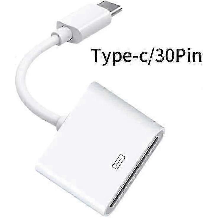 Nejnovější model 2025 pro Apple 30pin samice na USB 3.1 Type-C USB-C synchronizační datový nabíjecí adaptér Kabelová edice 0822