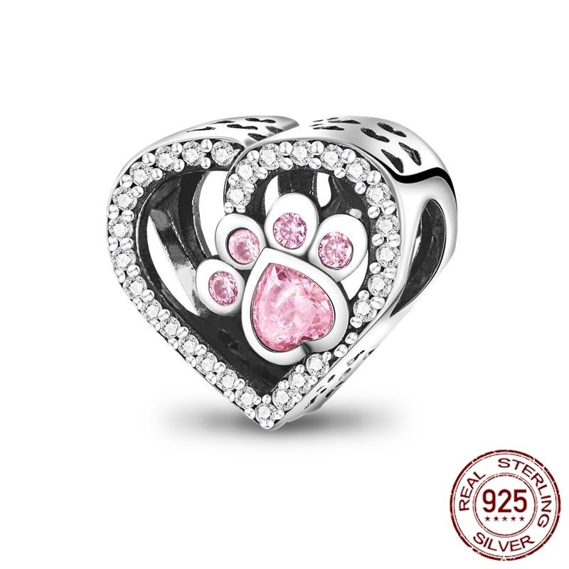 Copper Dragon Firefly Butterfly Puppy Heart Plane Travel Charms Fit Original Bracelet Zircon For Women Gift Gift