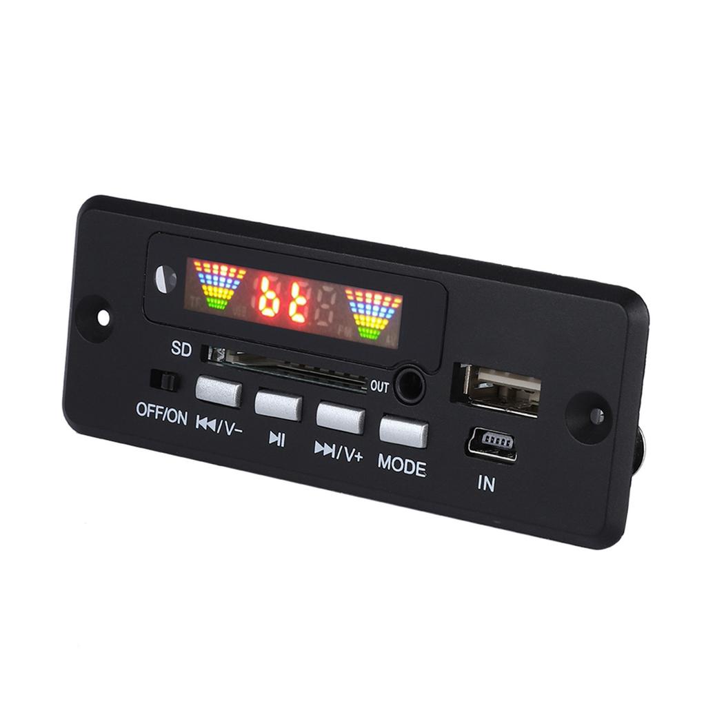 02EBT DX Car Vehicle Hands Free Call Decoder Board Bluetooth Remote Control (Black)