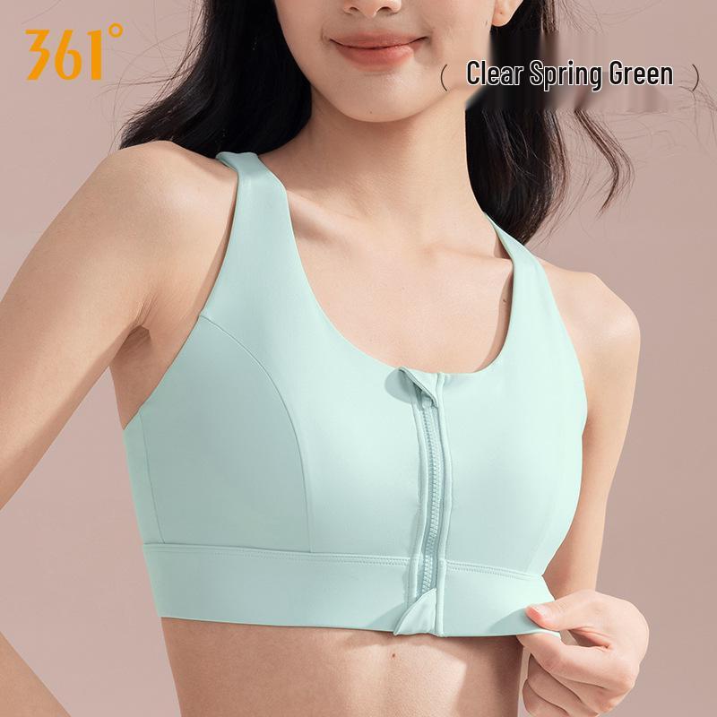 361 High-Impact Plus Size Front-Zip Sports Bra for Women