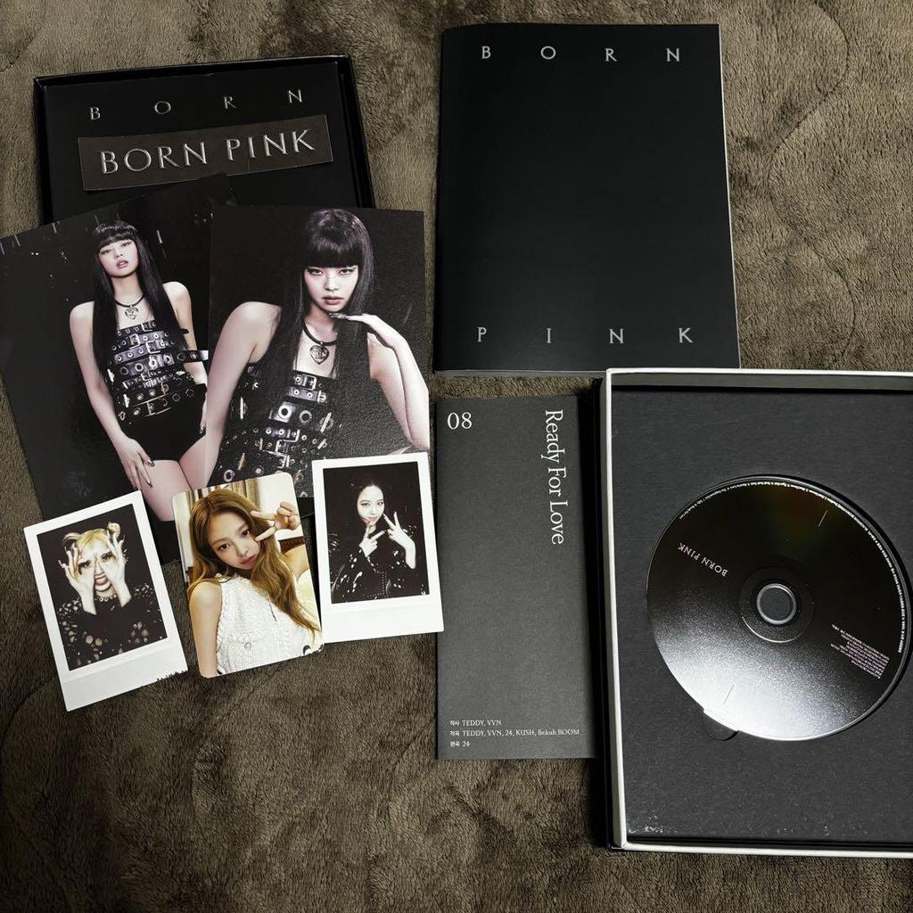 [USED] BLACKPINK BORNPINK Album Jennie Jisoo Lisa Rosé