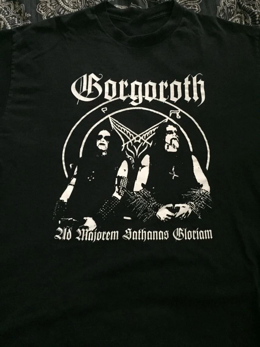 Gorgoroth Band Tour Concert Heavy Cotton Black T Shirt S-5XL Q8456 XL