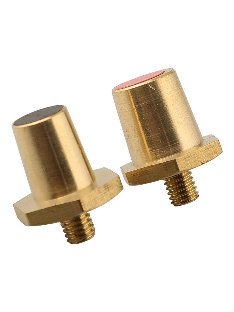 2pcs M6 Battery Terminal Adapter for Lithium Car Batteries Brass Construction for Optimal Conductivity and Durability