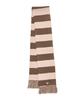 MARK GONZALES Striped Scarf - Pink
