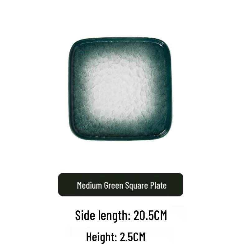 Zhi Shi Ceramic Square Dinner Plate
