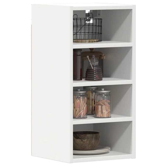 VidaXL Armoire suspendue "Riga" Blanc 30 x 29,5 x 60 cm Bois d'ingénierie 854166