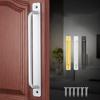 180mm/210mm Length Sliding Door Handle Double Hole Aluminum Alloy Non Perforated Door Handle Durable Smooth Punch-free Pulls