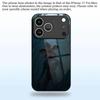Creative Design Tempered Glass Phone Case Suitable for iPhone17 16 15 14 13 12 11Pro/Max/Plus Anti Drop and Shockproof Backcover