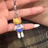 Long Legged s Phone Chain s Long Leg Hellokitty Cartoon Keyring Creative Bag Pendant Keychain on The Phone Gift
