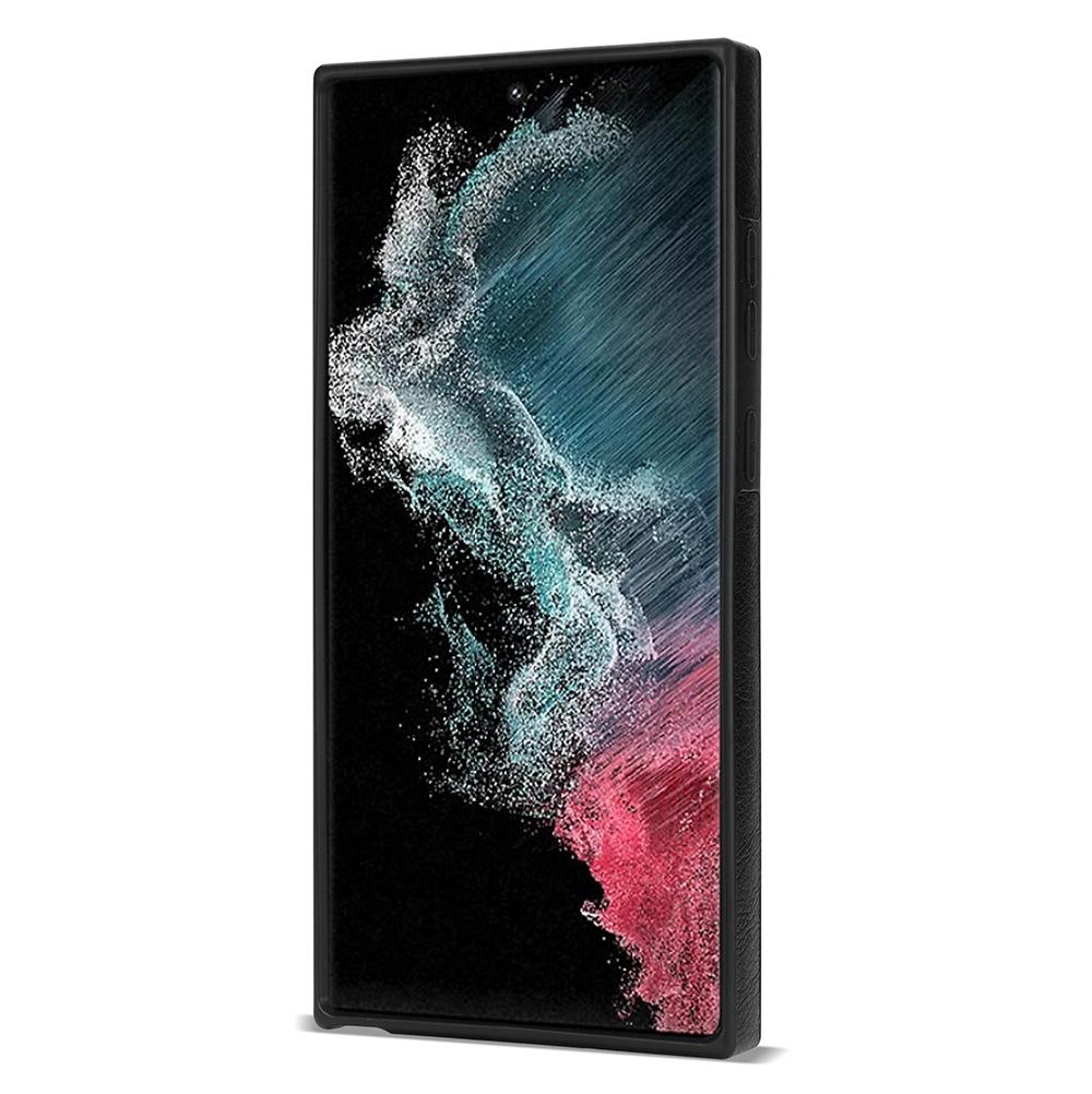 N.BEKUS For Samsung Galaxy S24 Ultra Phone Case Zipper Card Holder Cover with Shoulder Strap