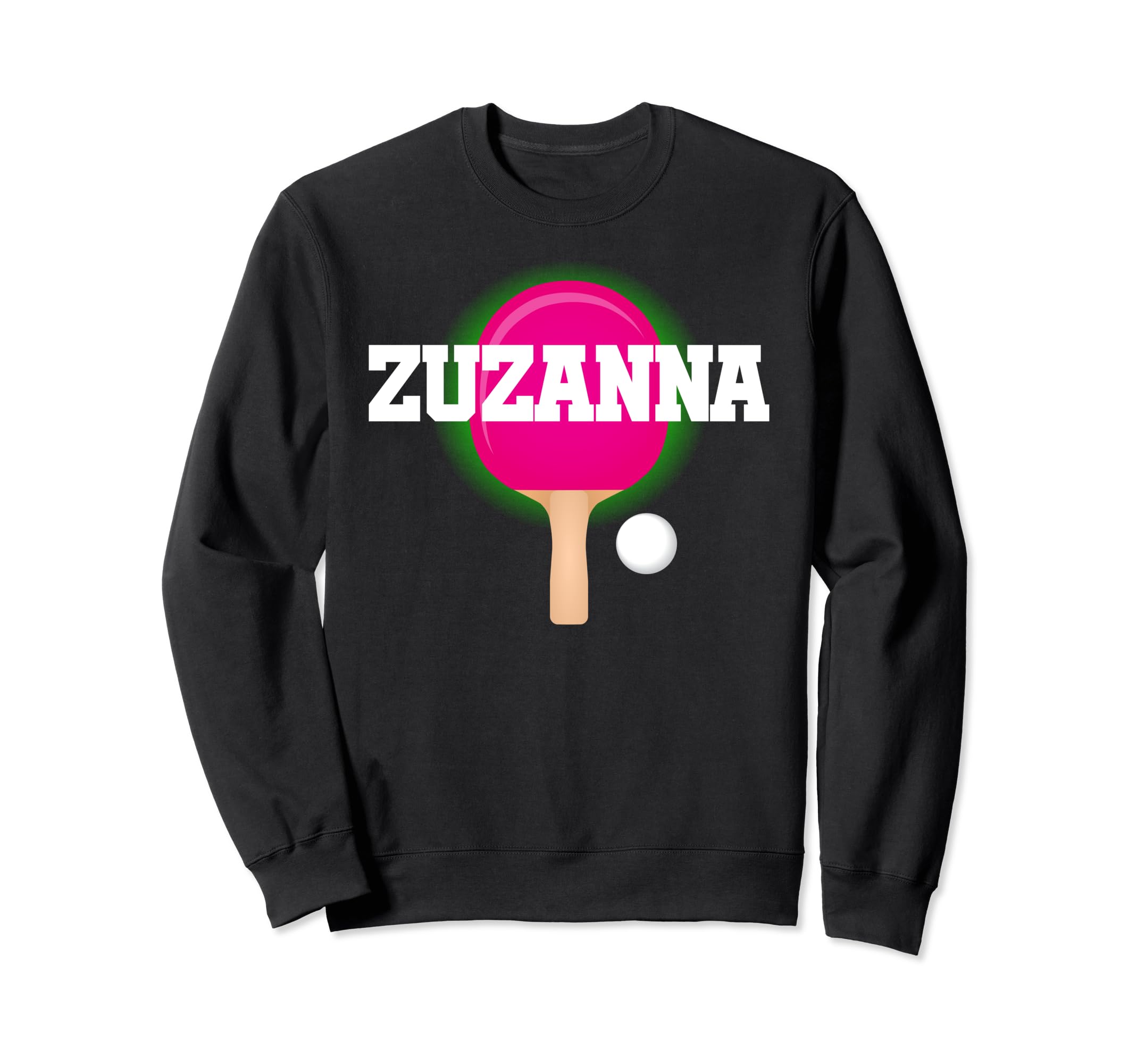 

Zuzanna Name Girls Table Tennis Ping Pong Game Racket Sports Trainer чёрный