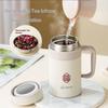 Gianxi Men'S And Women'S Tea Cups With Handles  Men'S Cups With Handles 304 Stainless Steel Large Capacity Insulation