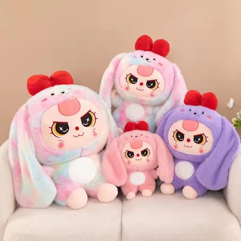 Baby Cos Bunny Plush Toy Stuffed Animal Kawaii Pillow Cute Doll Room Decoration Girl Gift