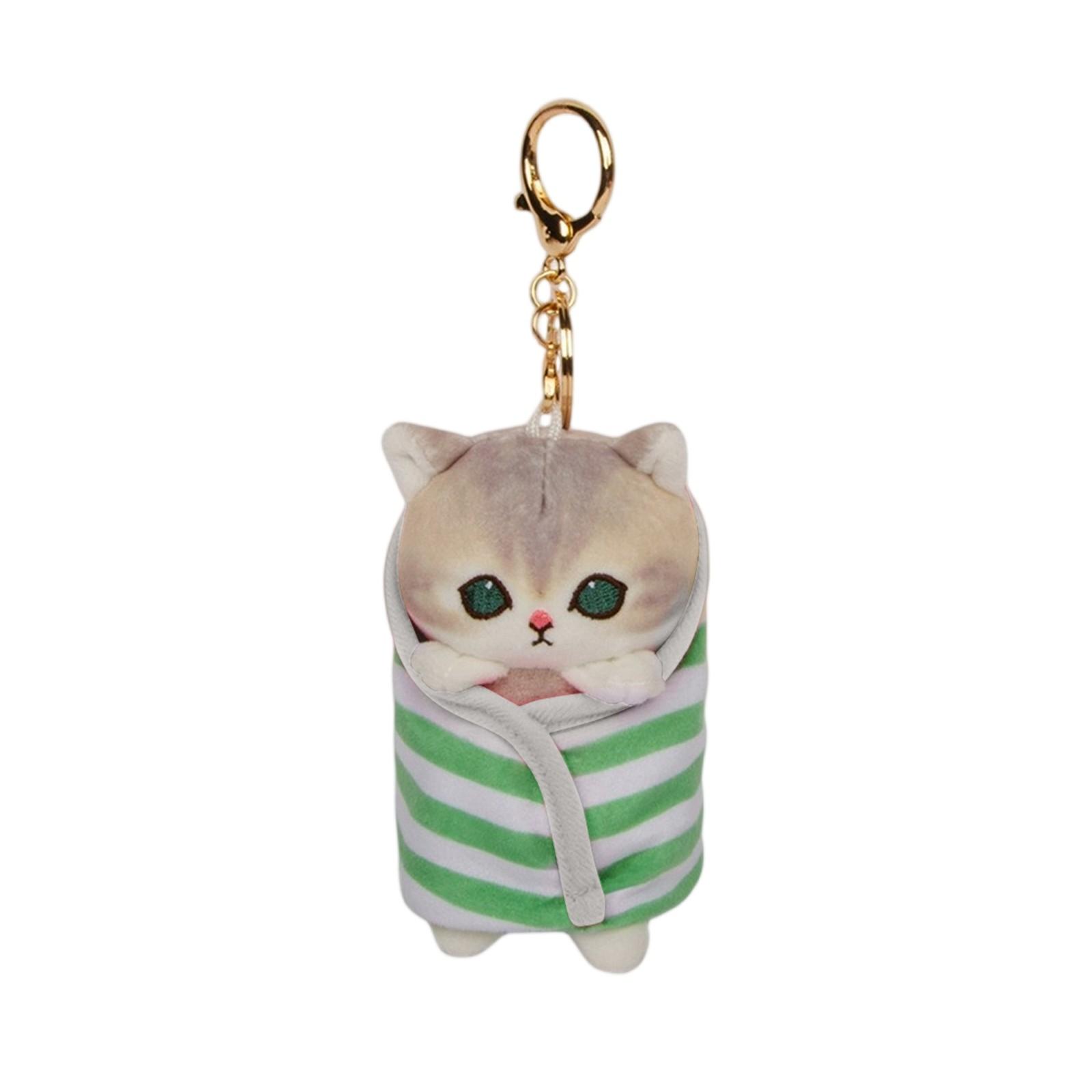 

Fumao Pendant, Cat Blanket, Plush Doll, Schoolbag, Doll Bag, Hanging Accessory One Size зелений