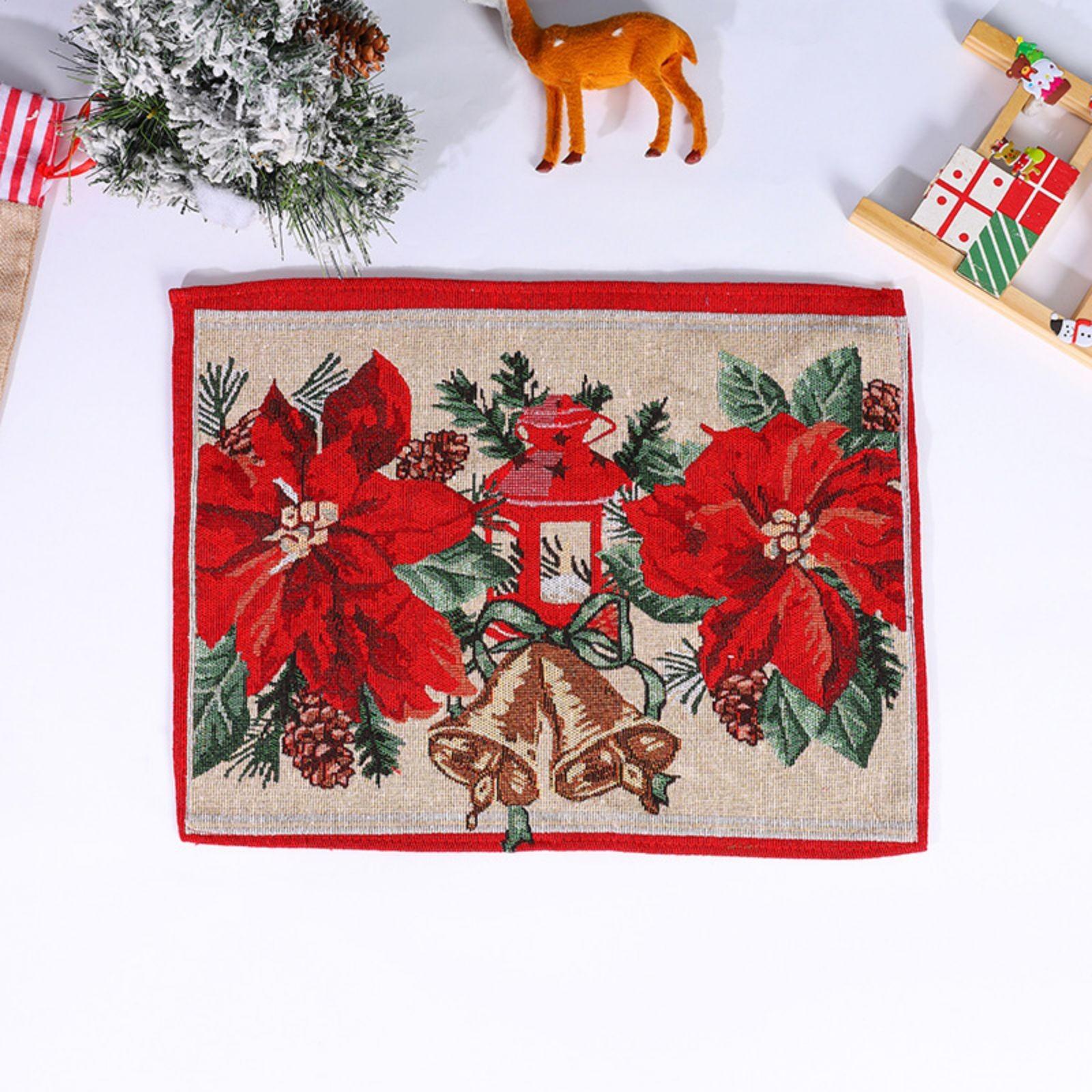 

Новый трикотажный коврик для еды в виде снеговика, мультяшная кукла, изоляционный коврик, скатерть, коврик для еды в виде старого дерева One Size