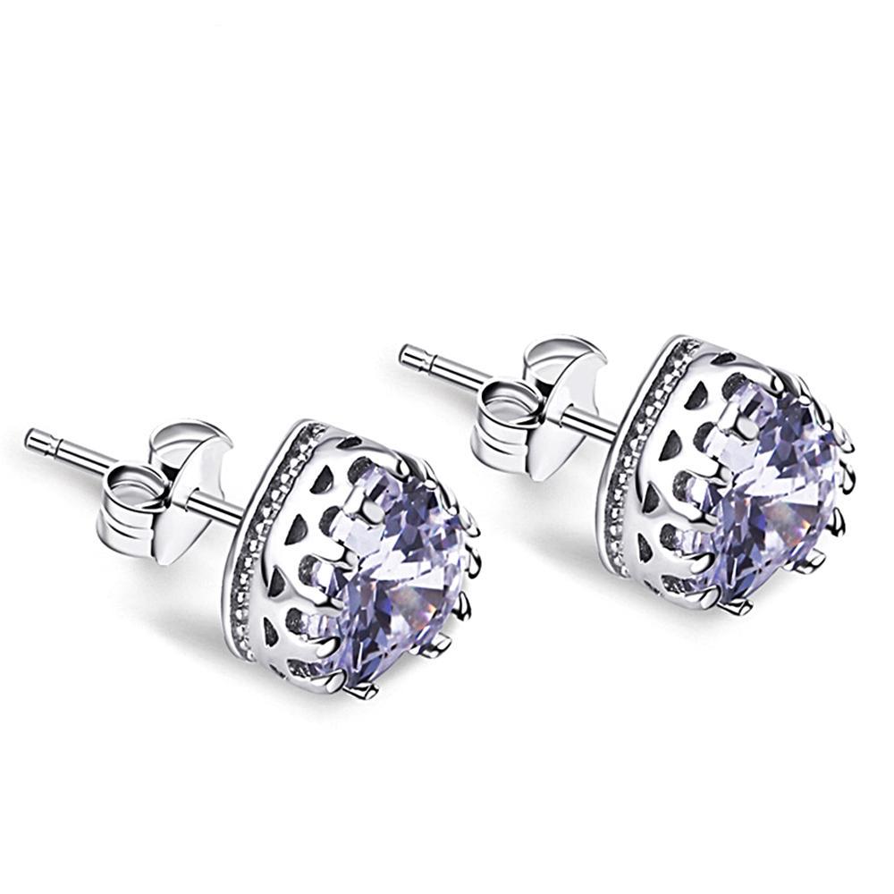 Buy dreamcarnival1989 New Hot Pick Heart Shape Crystal Stud Earrings