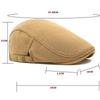 HT4774 Mens Berets Women Spring Summer Hat Sun Cap Solid Artist Painter Beret Hat Male Female Ivy Flat Cap Adjustable Beret Cap