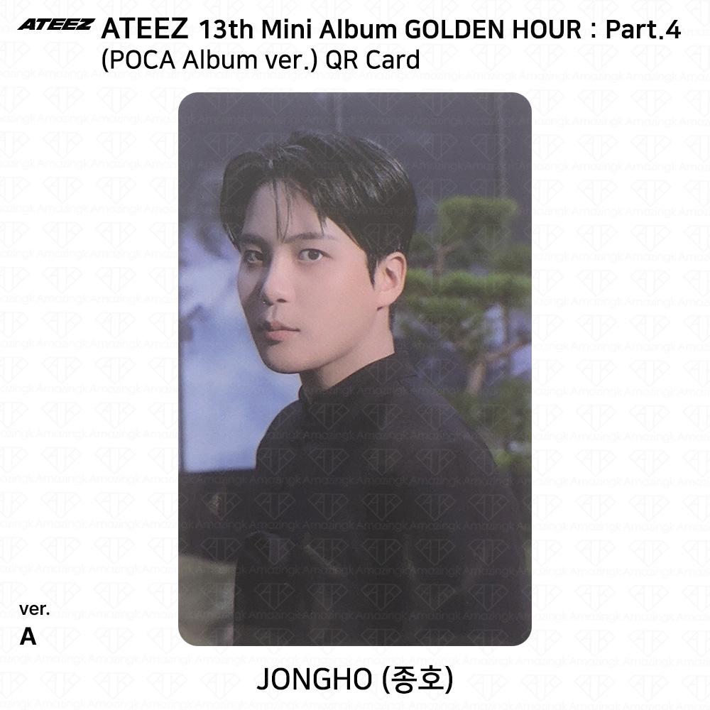 ATEEZ 13. Mini-Album Golden Hour Teil 4 POCA Album Version. Fotokarte