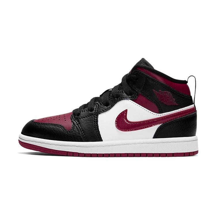 (PS) Air Jordan 1 Mid Bred Toe Kids 640734-066 EU 34