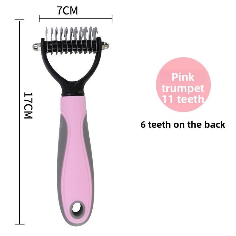 Pet Comb, Double-sided Open-knot Comb, Cleaning and Hair Removal, Cat Comb, Dog Comb, Dog Pet Comb, Pet Open-knot Comb