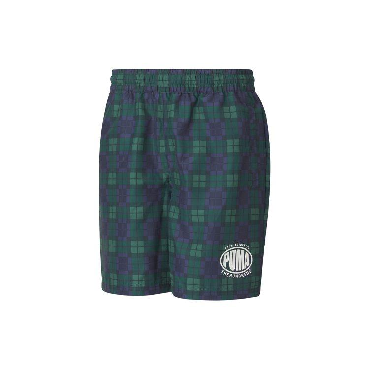 Puma X The Hundreds Casual Shorts Men's Green Moderate 596752-02