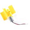 Electricity Generator, Micro Wind Turbines Dc Motor Vertical Motor Blades DIY Kit for Science Education Experiment, 5.5 M/s