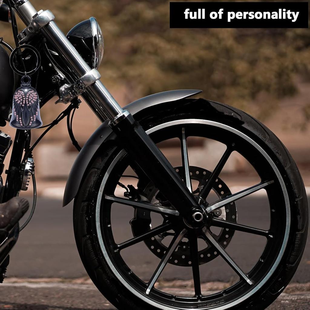 Motorcycle Women Bells - Motorcycle Angel Bell For Men Women,Bell Biker Accessory,Guard Riding Safety