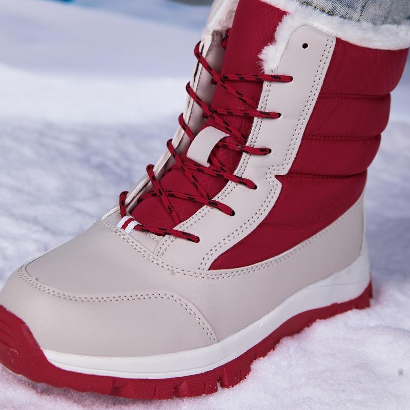 Women's High-top Cotton Shoes Boots Large-size Outdoor Anti-slip Waterproof Women's Snow Boots Winter Shoes for Women