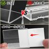 NUOLUX Pop Stand Acrylic Stand of Card Holder Business Card Size Price Card Holder Sign Stand Price Tag Tabletop Stand Promotional Item Display