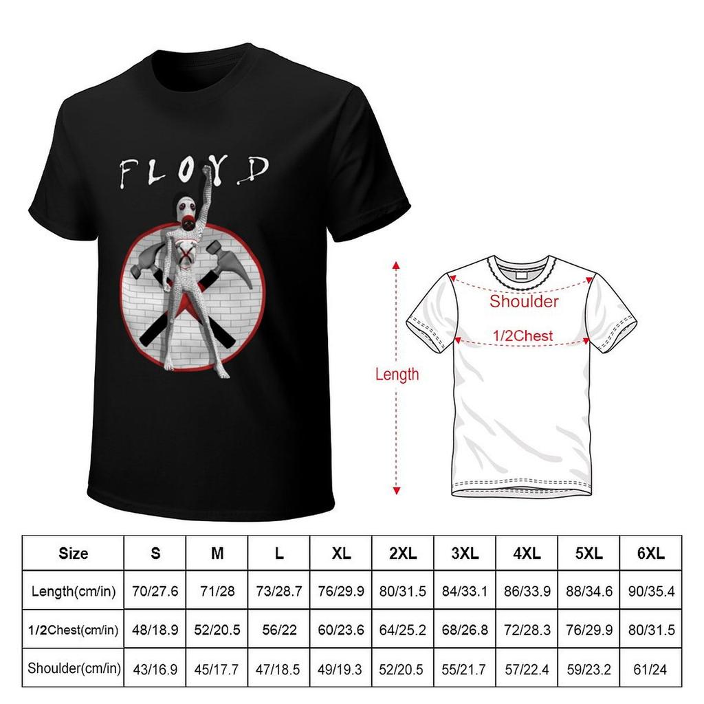 Floyd T-Shirt Anime Sachen Ästhetische Kleidung Designer Hemden Anime Kleidung T-Shirts Für Männer Pack