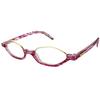 New cat's eye half-frame fashion glasses retro literary trend women's European and American versatile small frame metal flat mirror