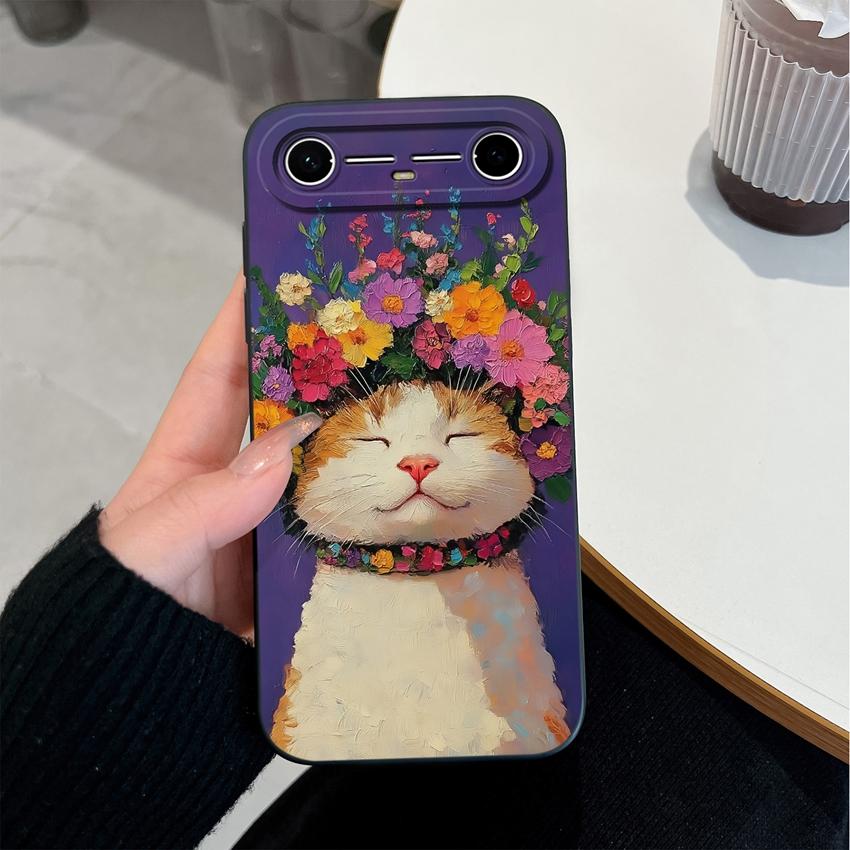 Voor Tecno Pova Slim / Spark Slim Telefoonhoes Olieverf Hart Liefde Mat Siliconen Hoesje Voor Tecno SparkSlim / PovaSlim Behuizing